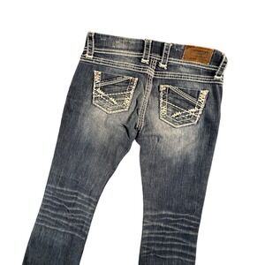 BKE‎ Stella Women's Bootcut Jeans 30x31 Medium Wash Western Stitching Denim